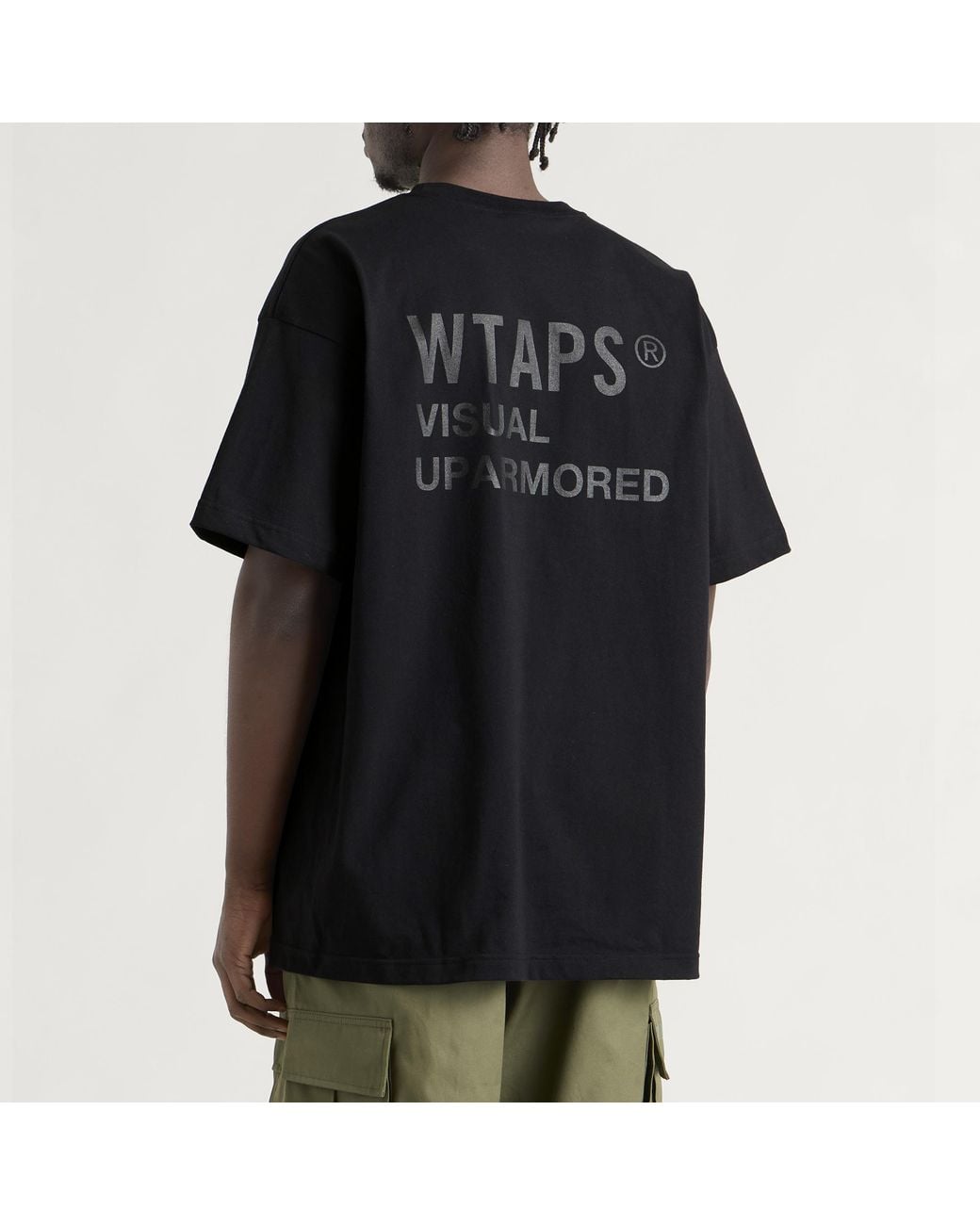(w)taps Black Fortless Short Sleeve T-Shirt for men