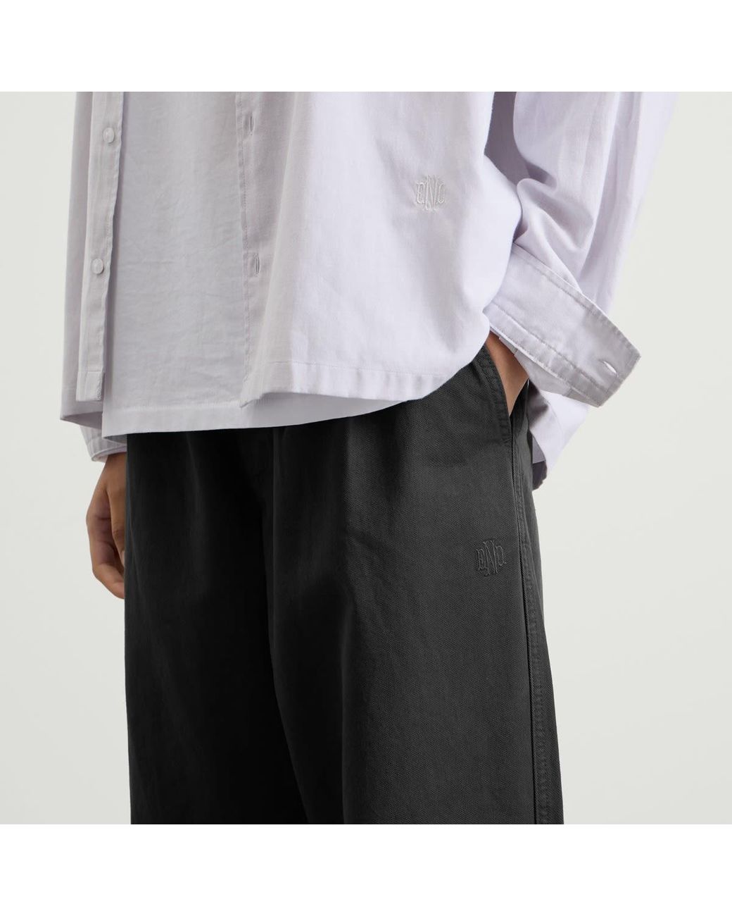 END. Black Spin Trouser