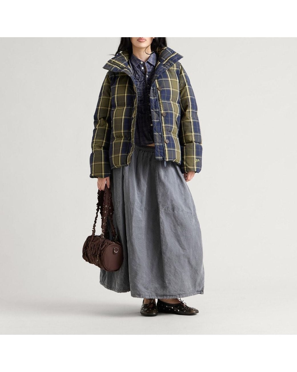 Damson Madder Green End. X Pearl Fennel Puffer Jacket