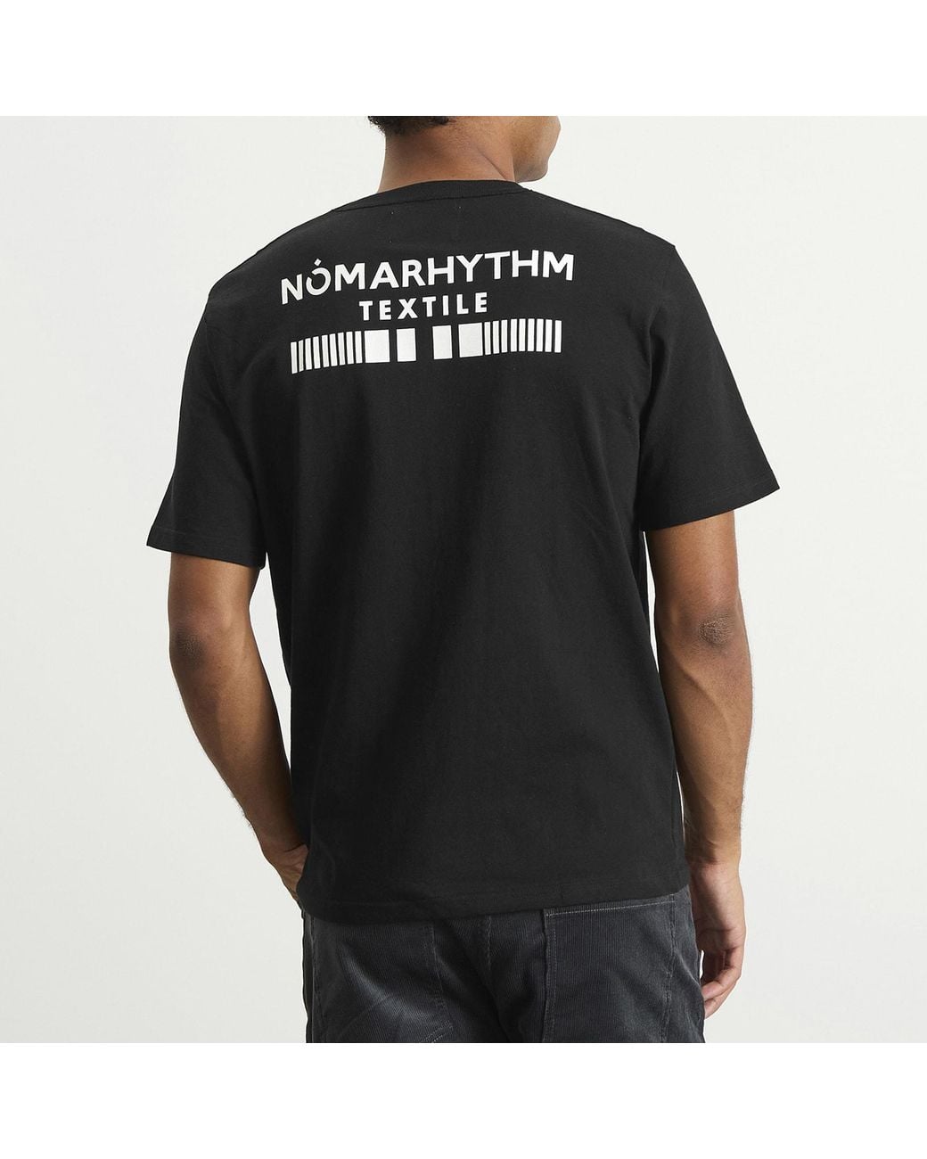 Nomarythm Textile Black Icon Logo T-Shirt for men