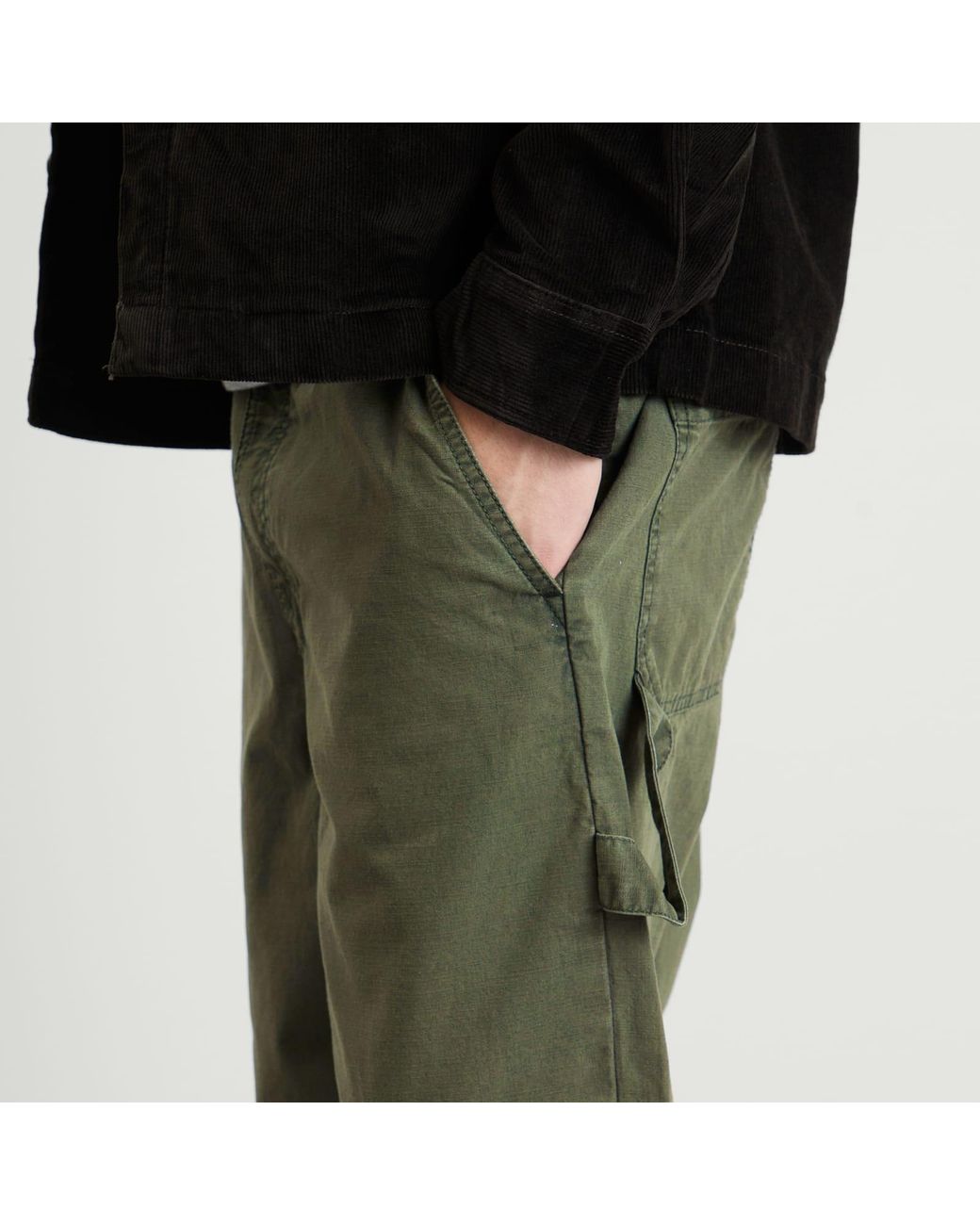 Barbour Green Harton Relaxed Trousers for men