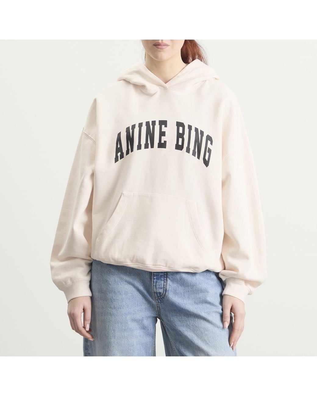 Anine Bing White Harvey Sweatshirt