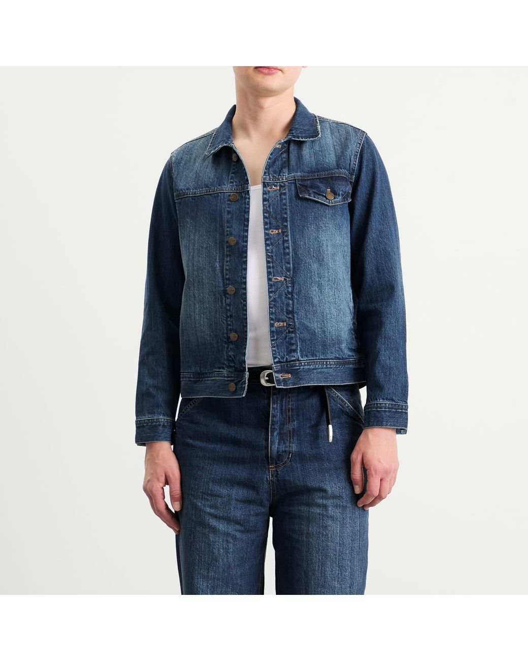 Carter Young Blue Arch Denim Jacket for men