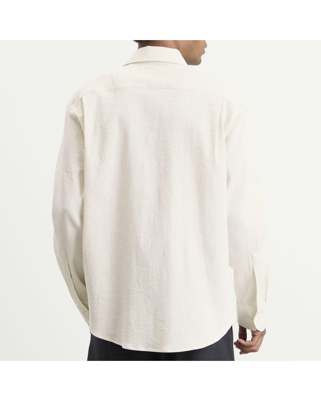 Studio Nicholson White View Regular Fit Shirt for men