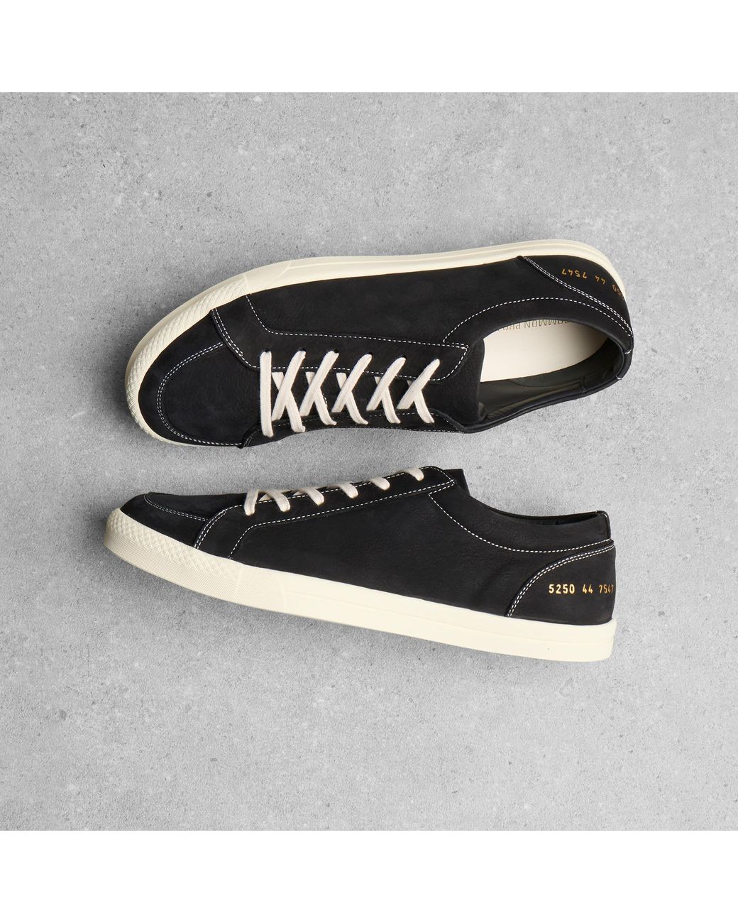 Common Projects Black Skate Nubuck Sneaker for men