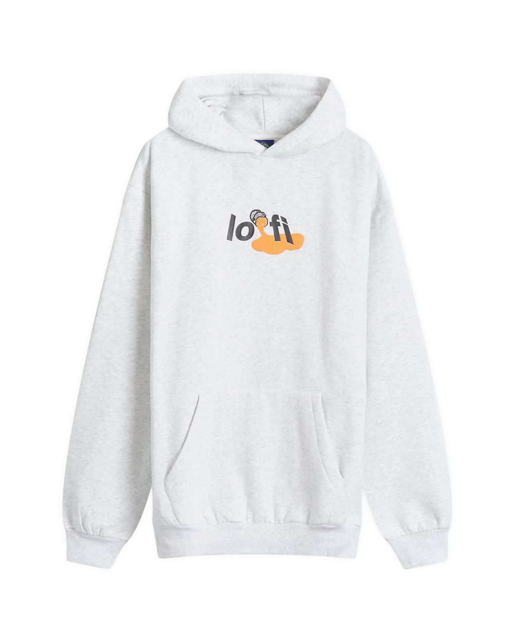LO FI Paint Logo Hoodie in White for Men Lyst UK