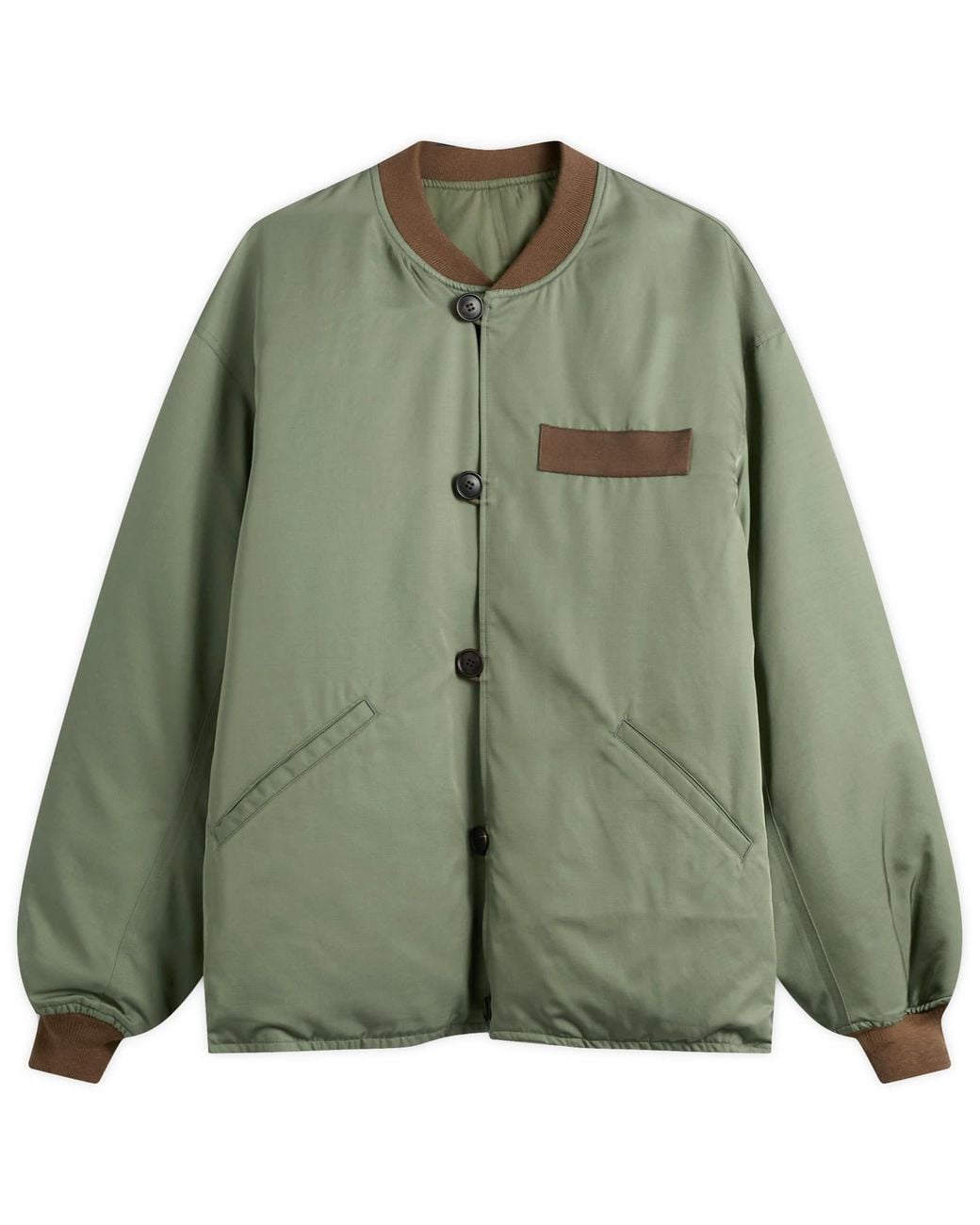 Visvim Green Corps Down Bomber Jacket for men