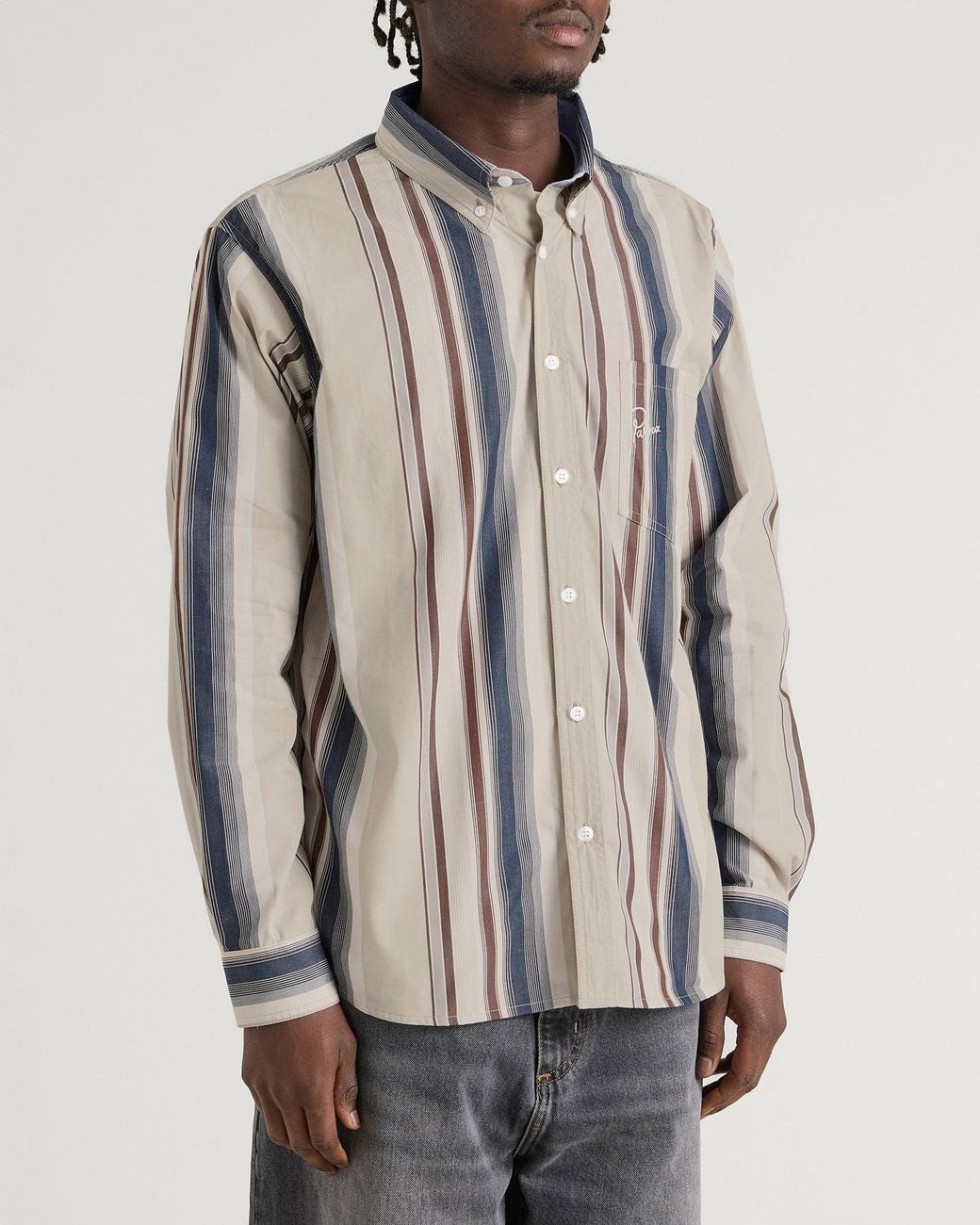 by Parra Vertical Darwin Shirt in Blue for Men | Lyst