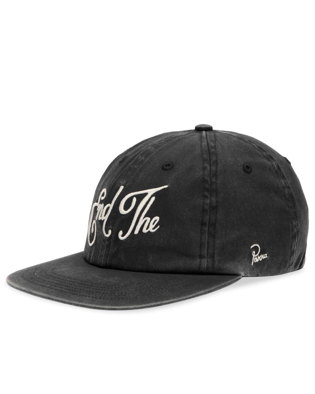 by Parra Black End The 6 Panel Cap for men