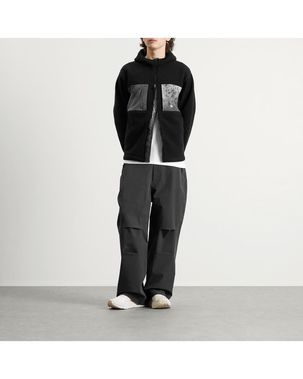 REPRESENT 247 Black Borg Fleece Jacket for men