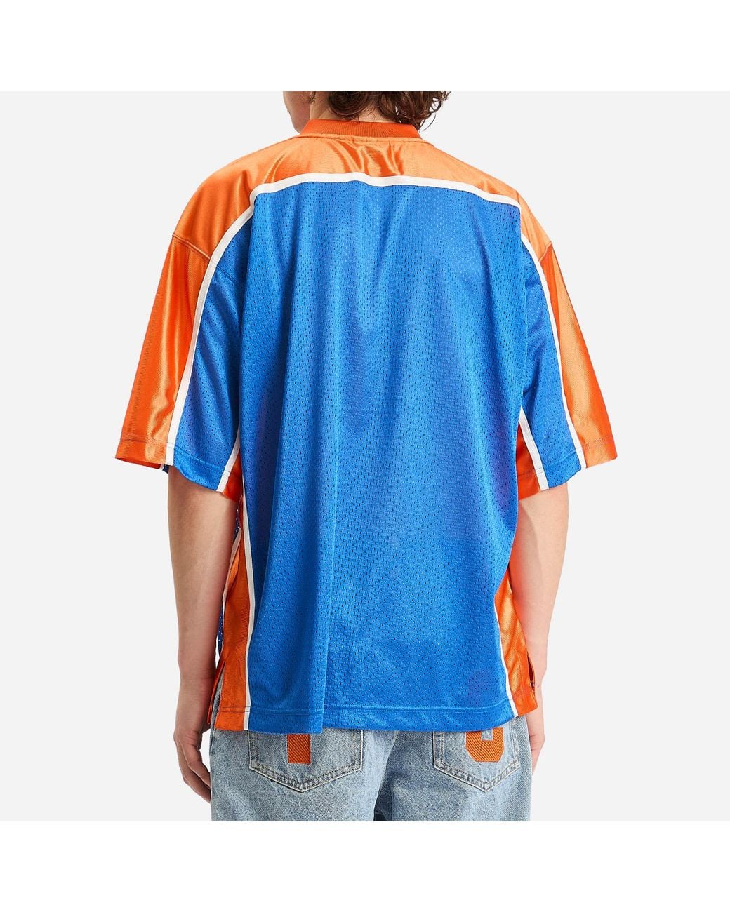 ICECREAM Blue Bulldog Football Top for men