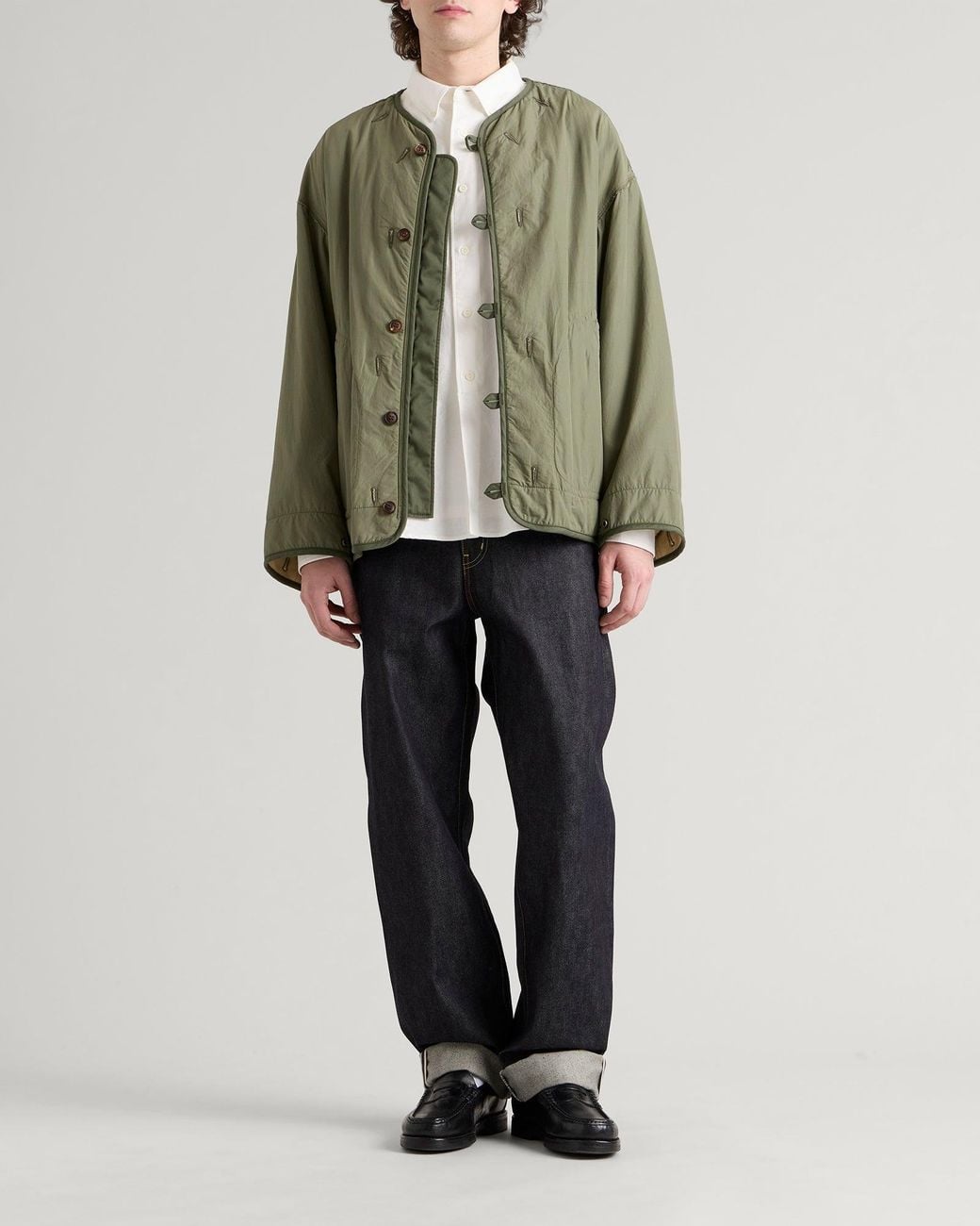 Visvim Green Altman Padded Liner Jacket for men