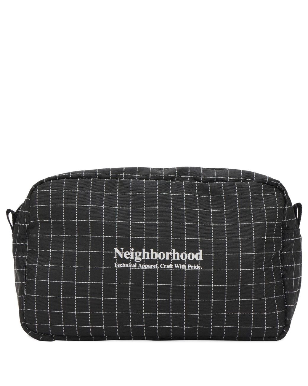 Neighborhood Black Reflective Pouch for men