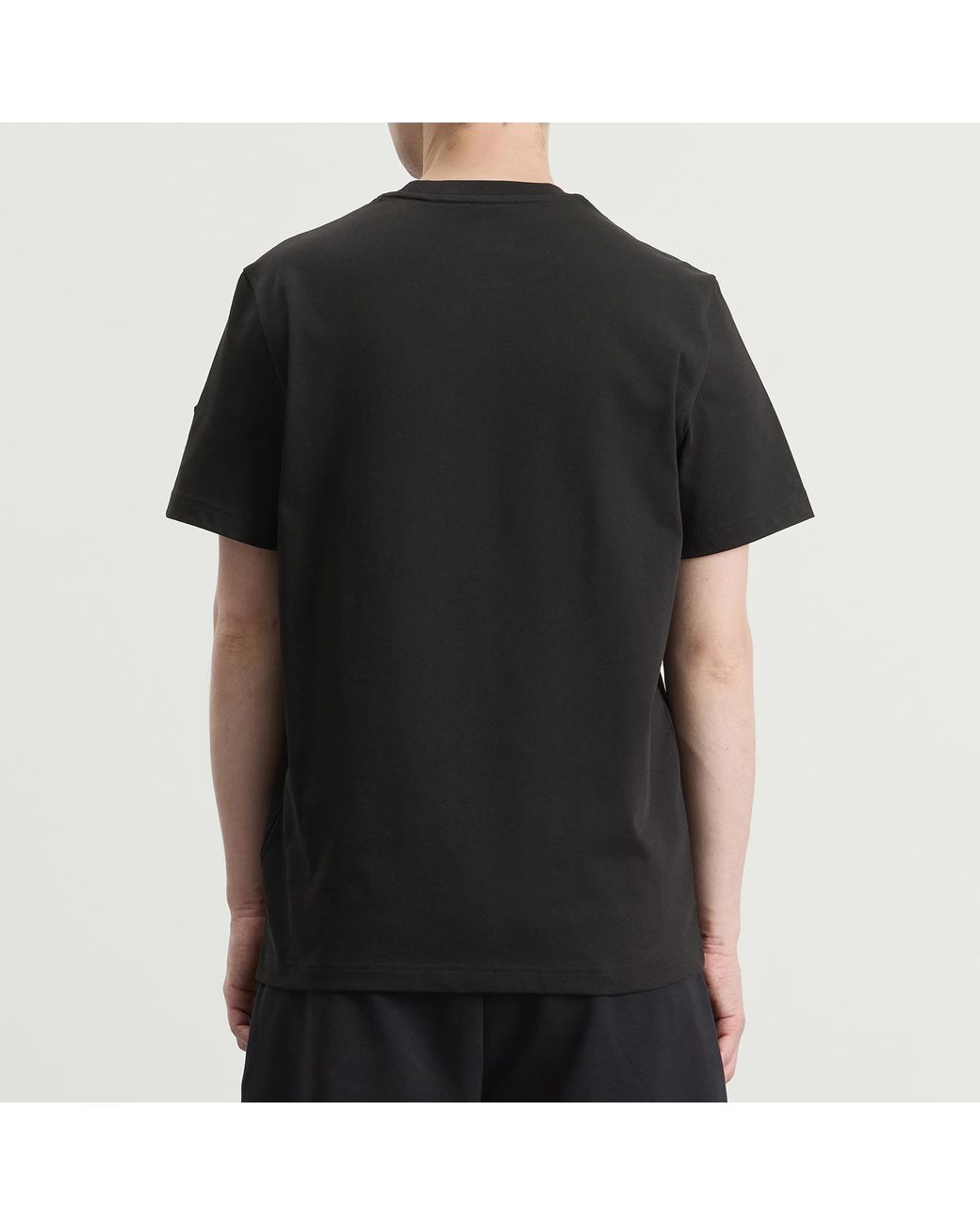 Moncler Black Logo T-Shirt for men