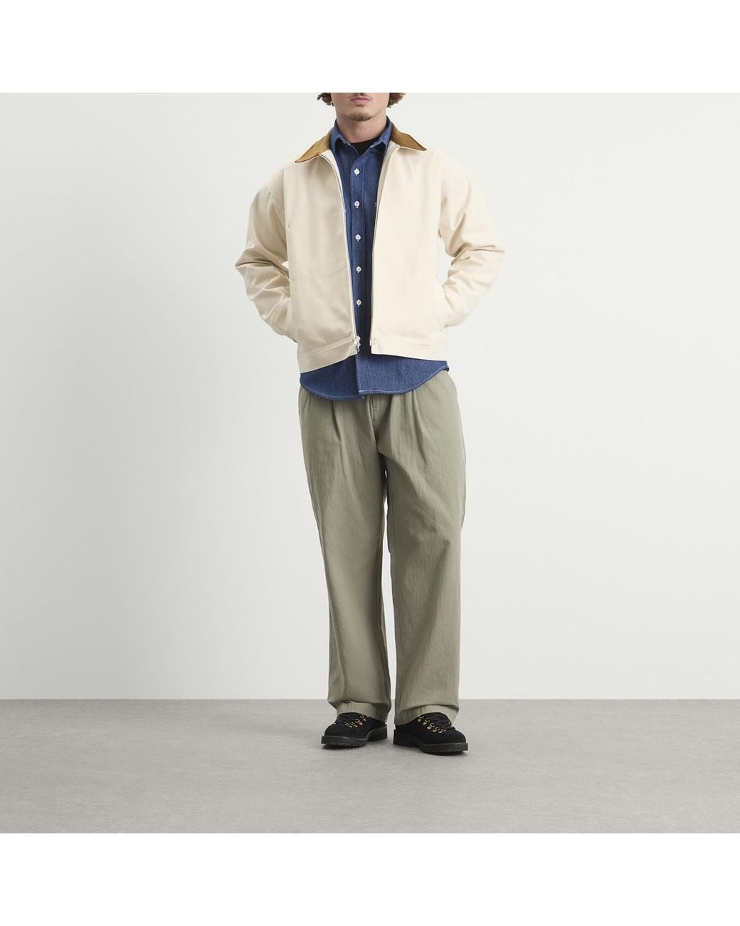 Randy's Garments Natural Randy's Garments Inc. Station Jacket for men
