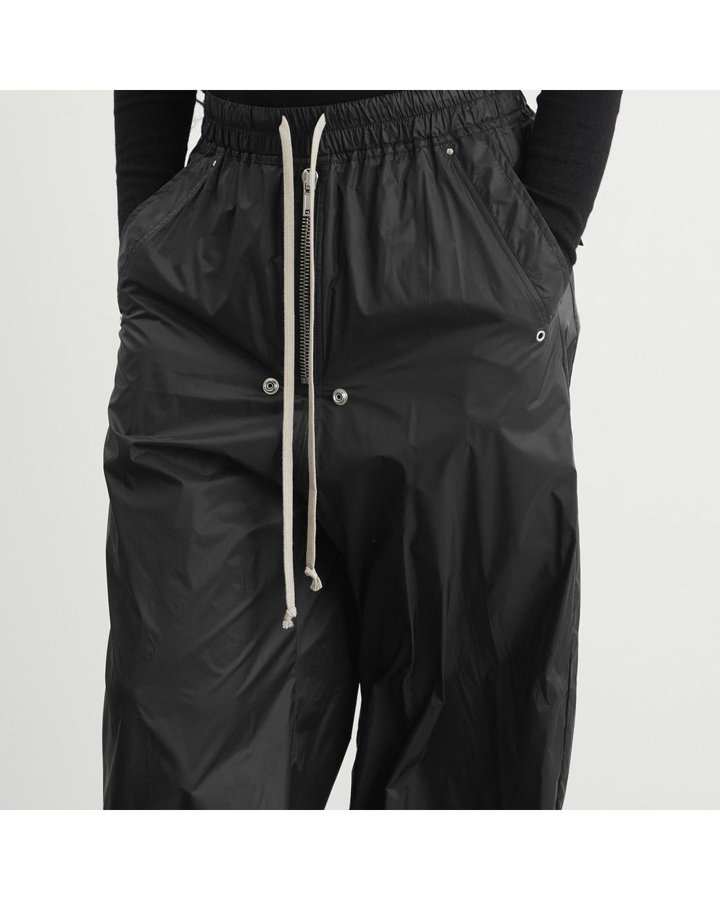 Rick Owens Gray Geth Belas Wide Leg Trousers