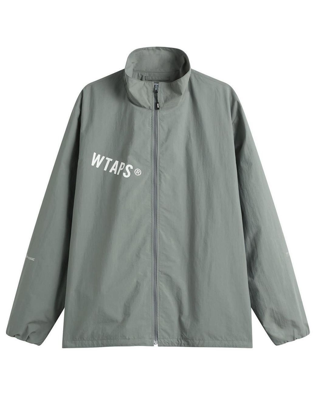(w)taps Gray Track Jacket for men