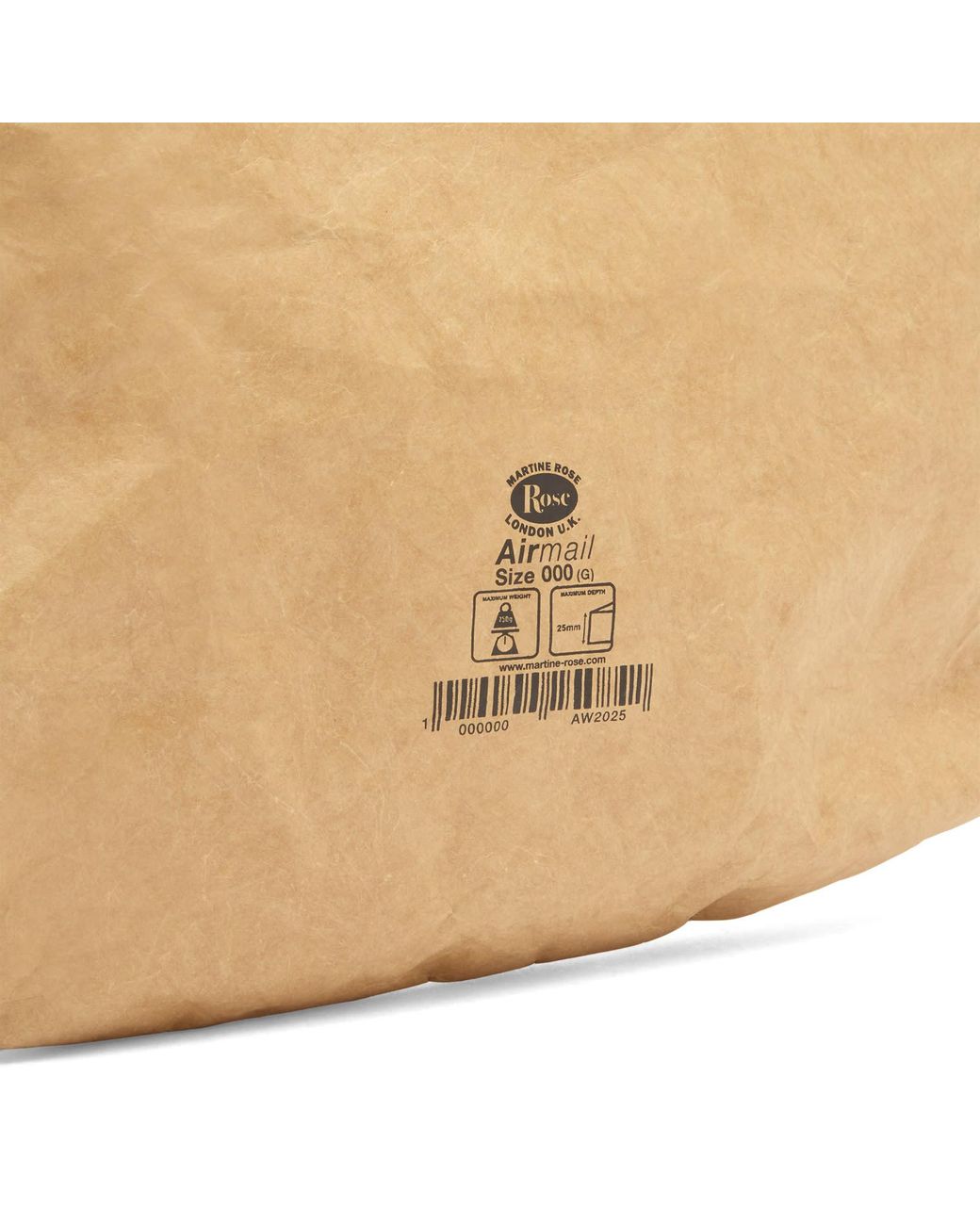 Martine Rose Natural Foldable Small Bag