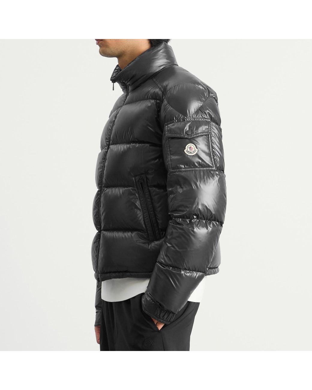 Moncler Gray Levitha Cropped Jacket for men