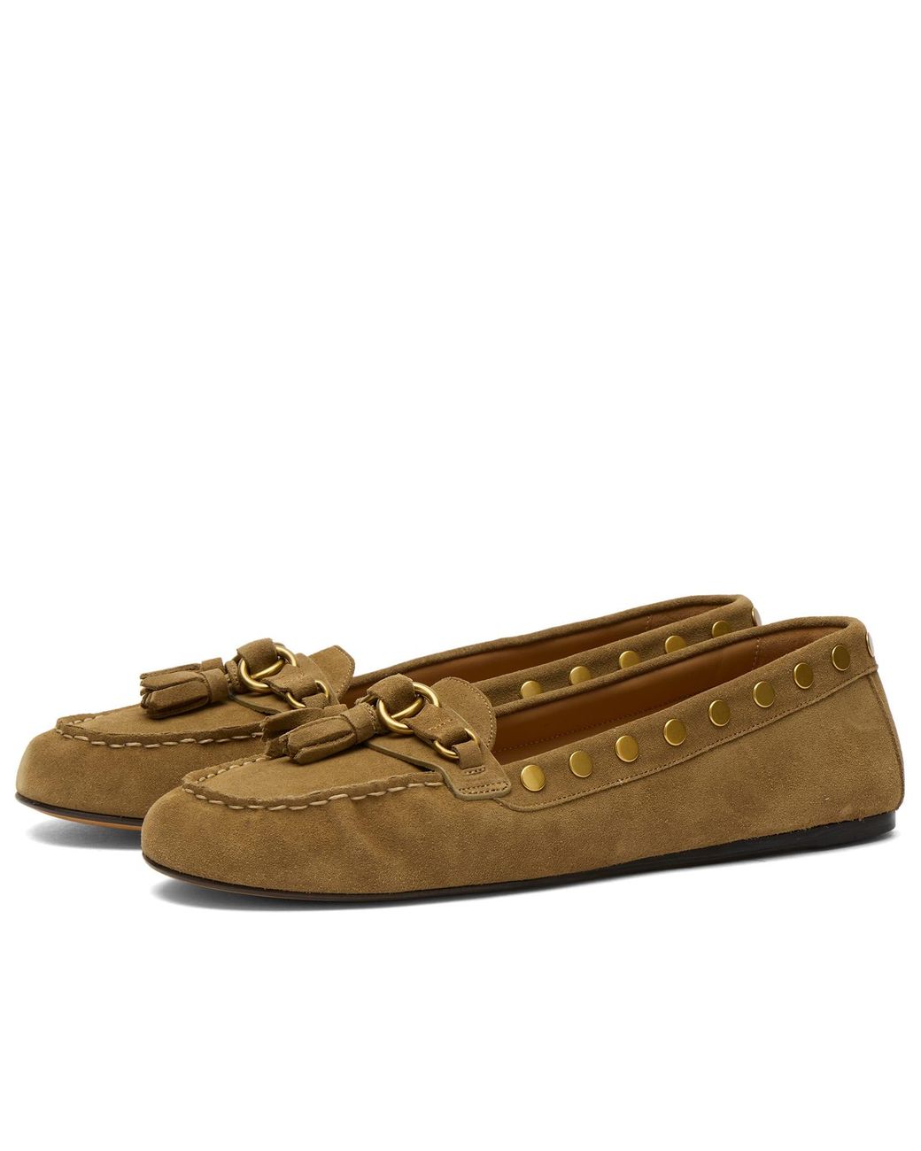 Isabel Marant Brown Faxel Mocassins