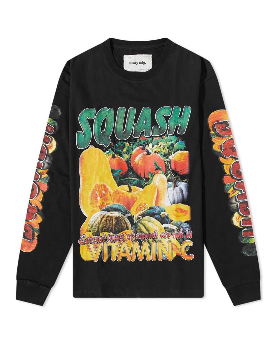 STORY mfg. Long Sleeve Squash T-shirt in Black for Men | Lyst