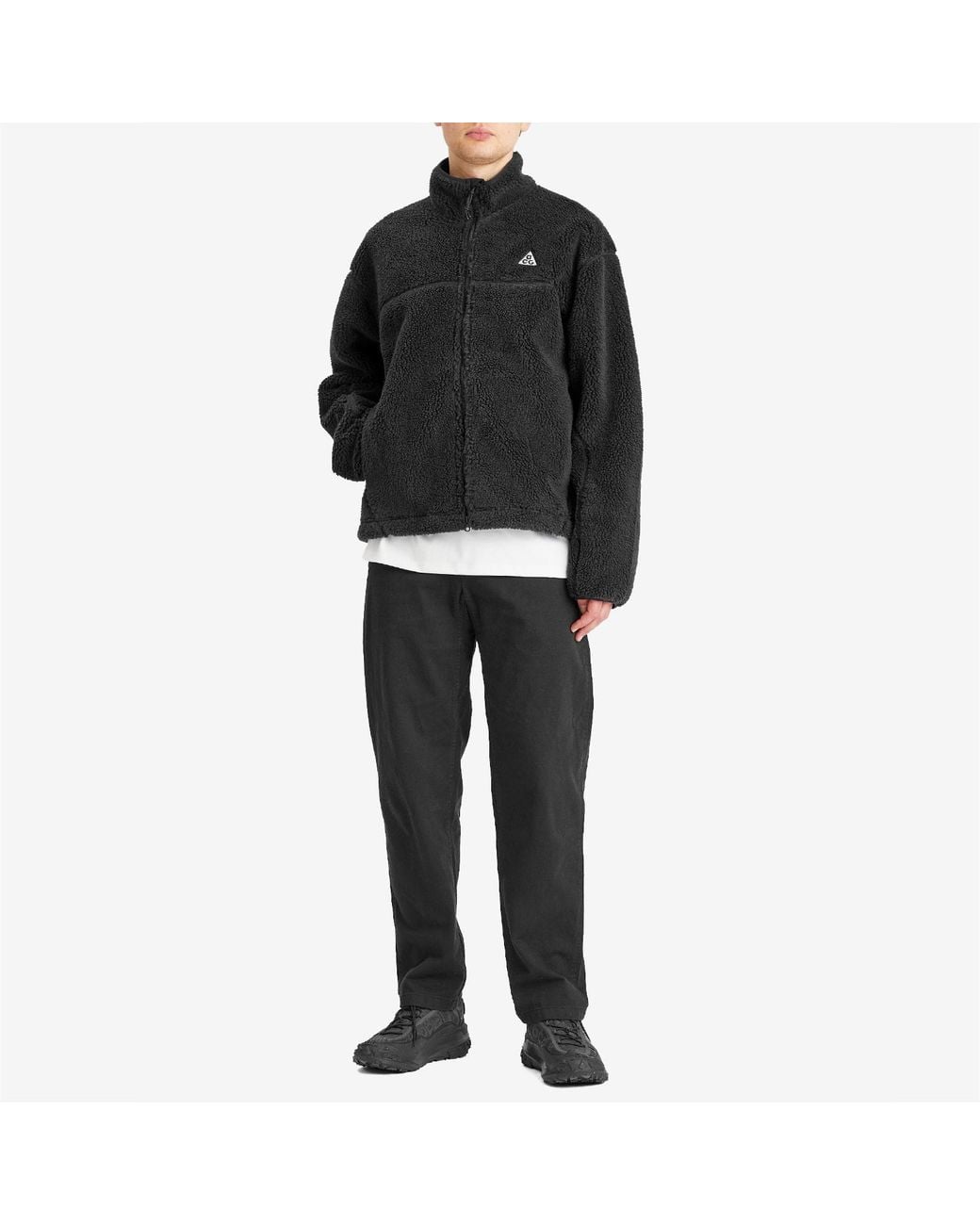 Nike Black Apparel Acg Canwell Glacier Windproof Jacket for men