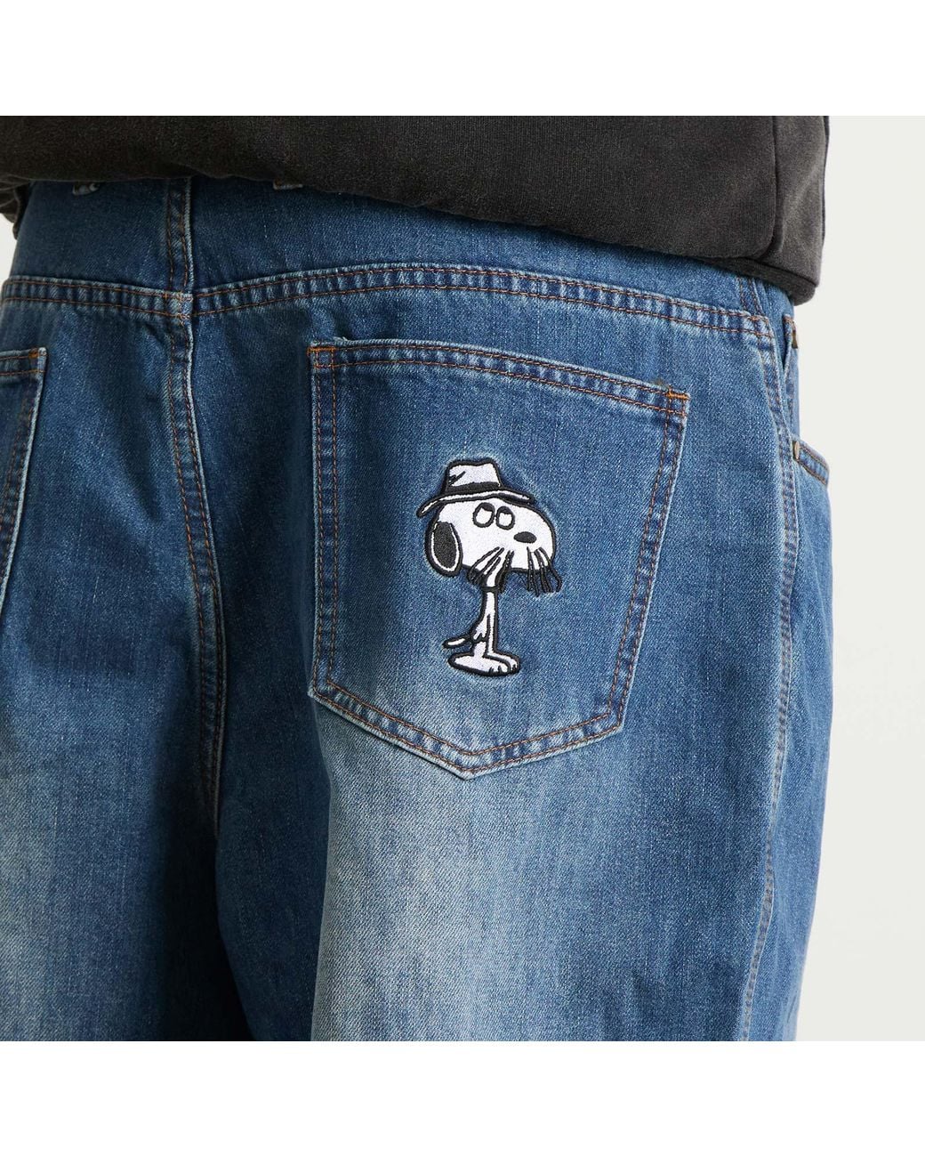 Butter Goods Blue X Peanuts Spike Denim Jeans for men