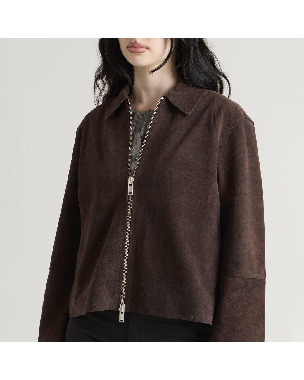 Samsøe & Samsøe Brown Salylo Suede Jacket