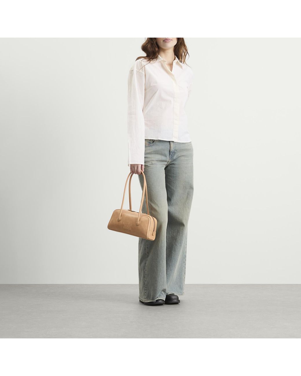 MARGE SHERWOOD Natural Soft Boston Ew Bag