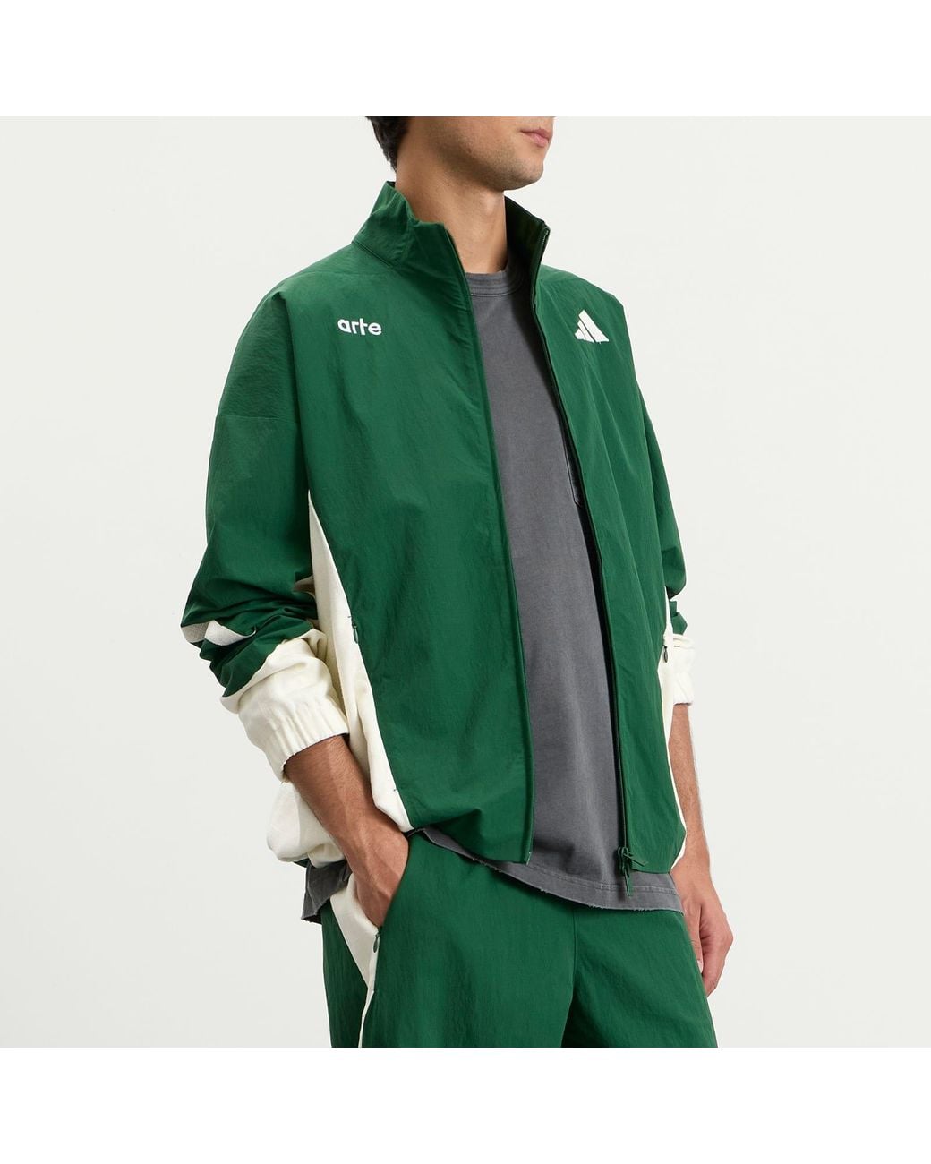 Adidas Green X Arte Z.N.E. Track Top for men