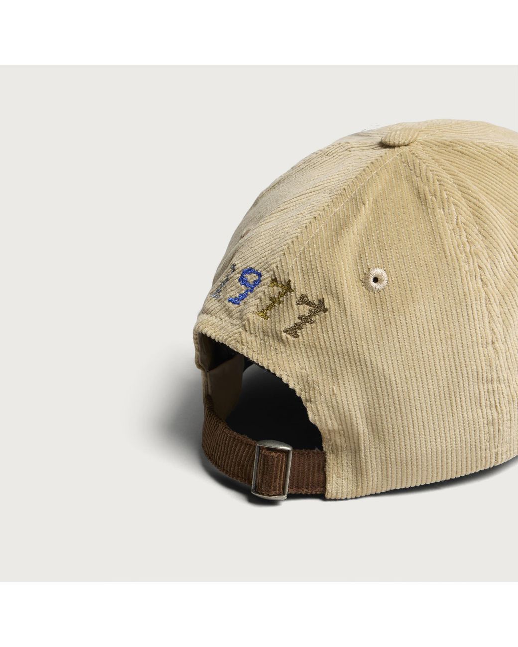 Drake's Natural D 1977 Cord Baseball Cap for men
