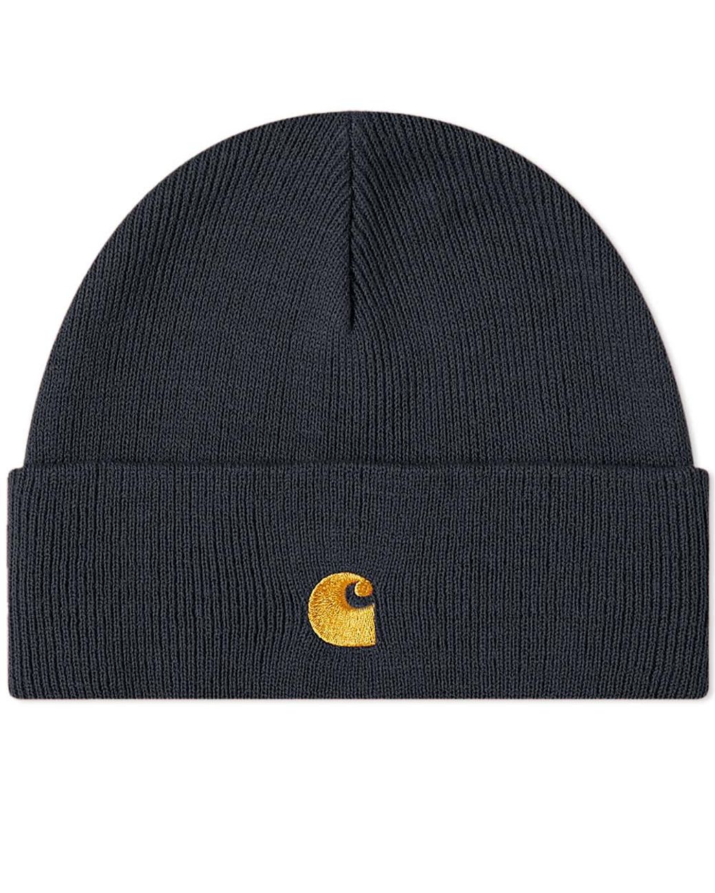 Carhartt WIP Chase Beanie in Blue for Men | Lyst