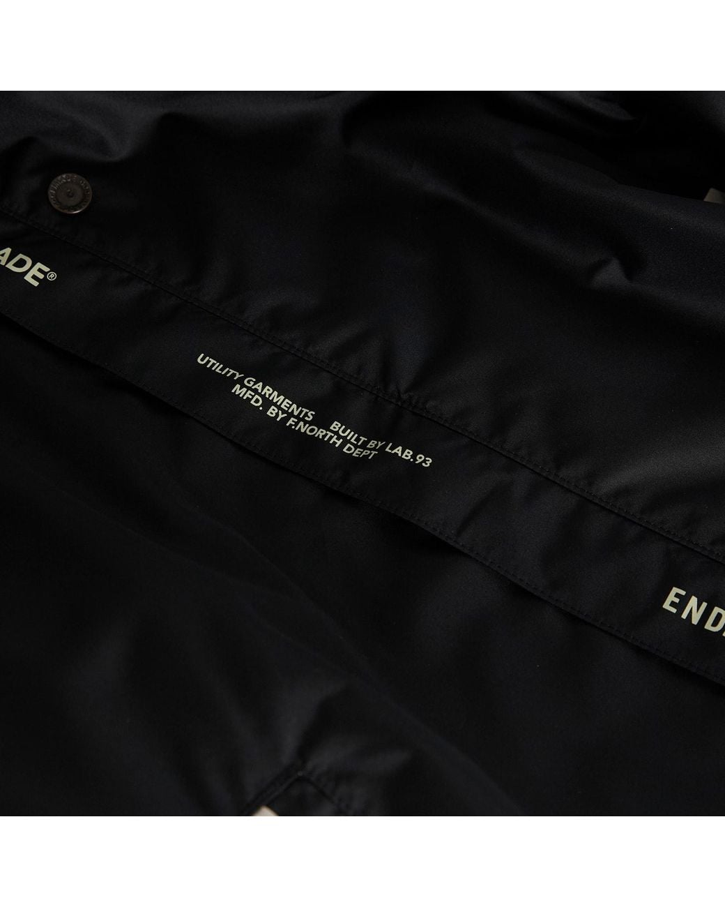 GOOPiMADE Black End. X Sage Coat for men