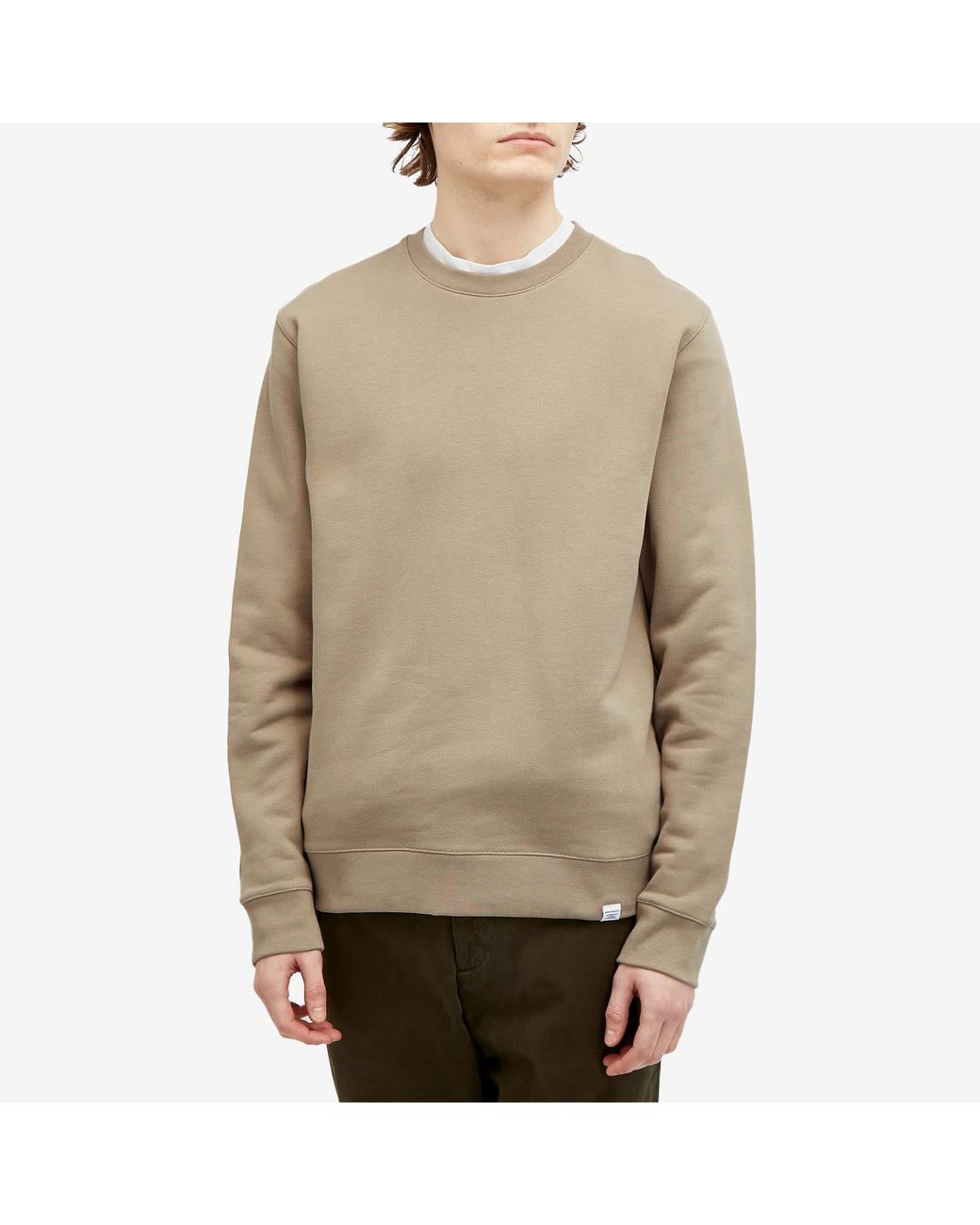Norse Projects Vagn Classic Crew Sweat in Natural for Men Lyst UK