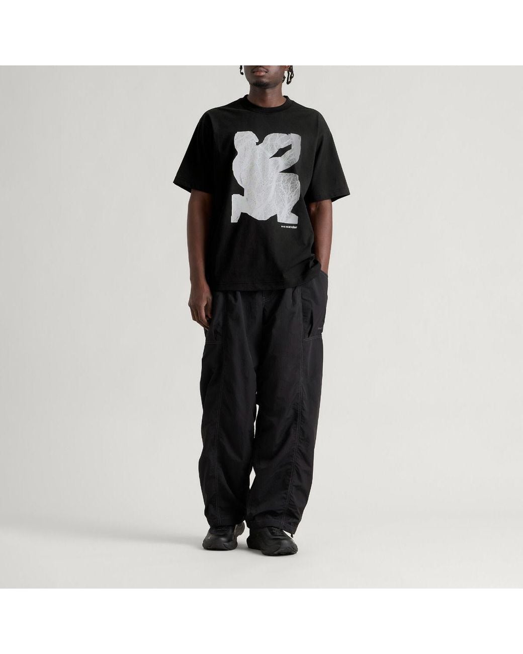 And Wander Black Greykjavík Tree By Siggi Odds T-Shirt for men