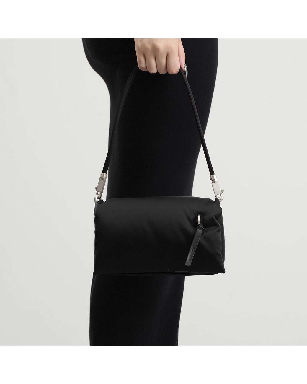 Rick Owens Black Shoulder Pillow Griffon Bag