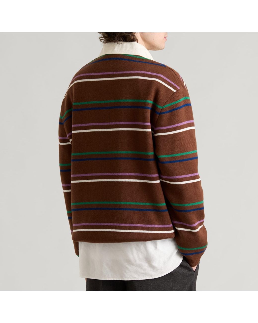PUMA Brown X Le Père Knitted Rugby Top for men