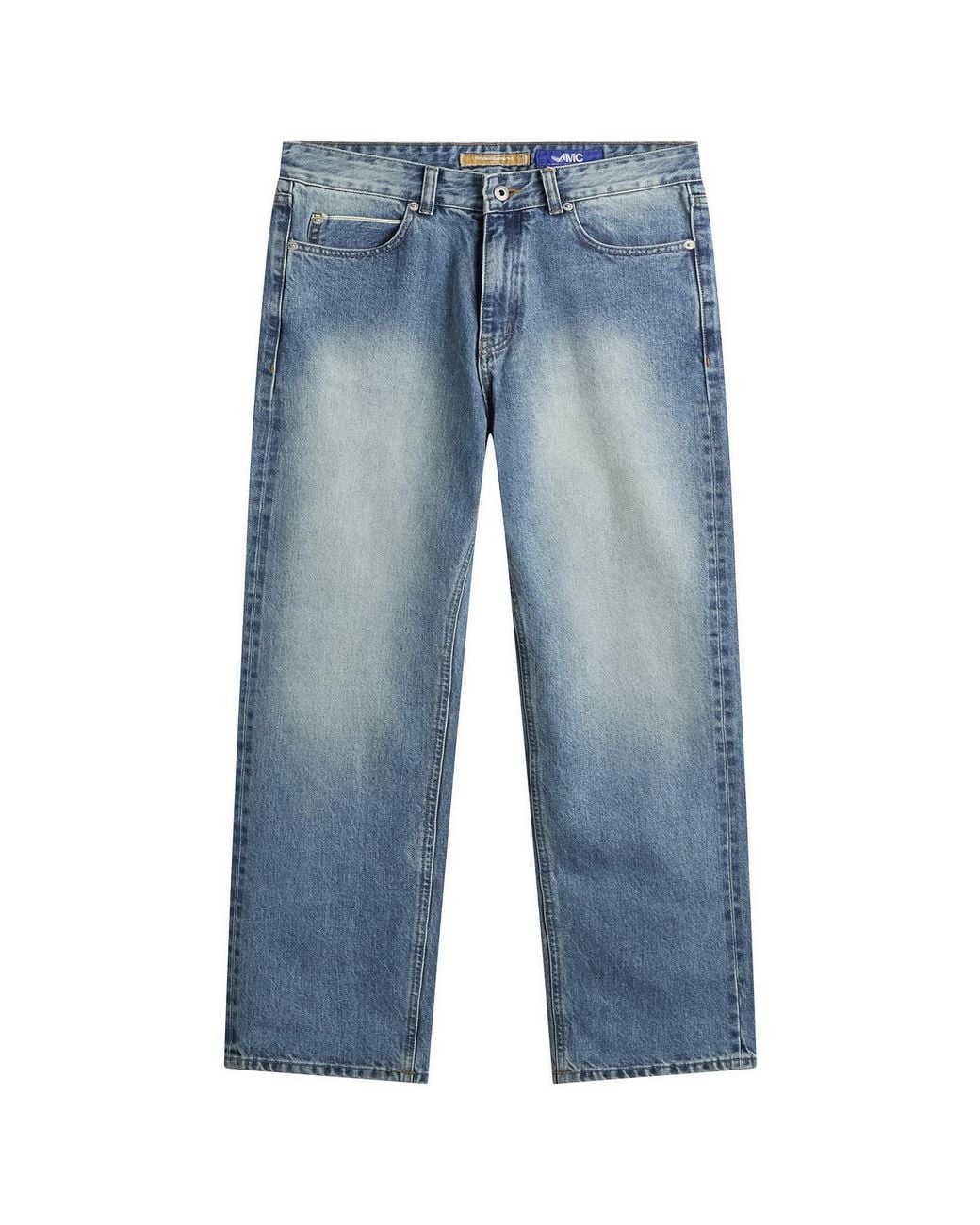 FRIZMWORKS Blue Og Selvedge Regular Denim Jeans for men