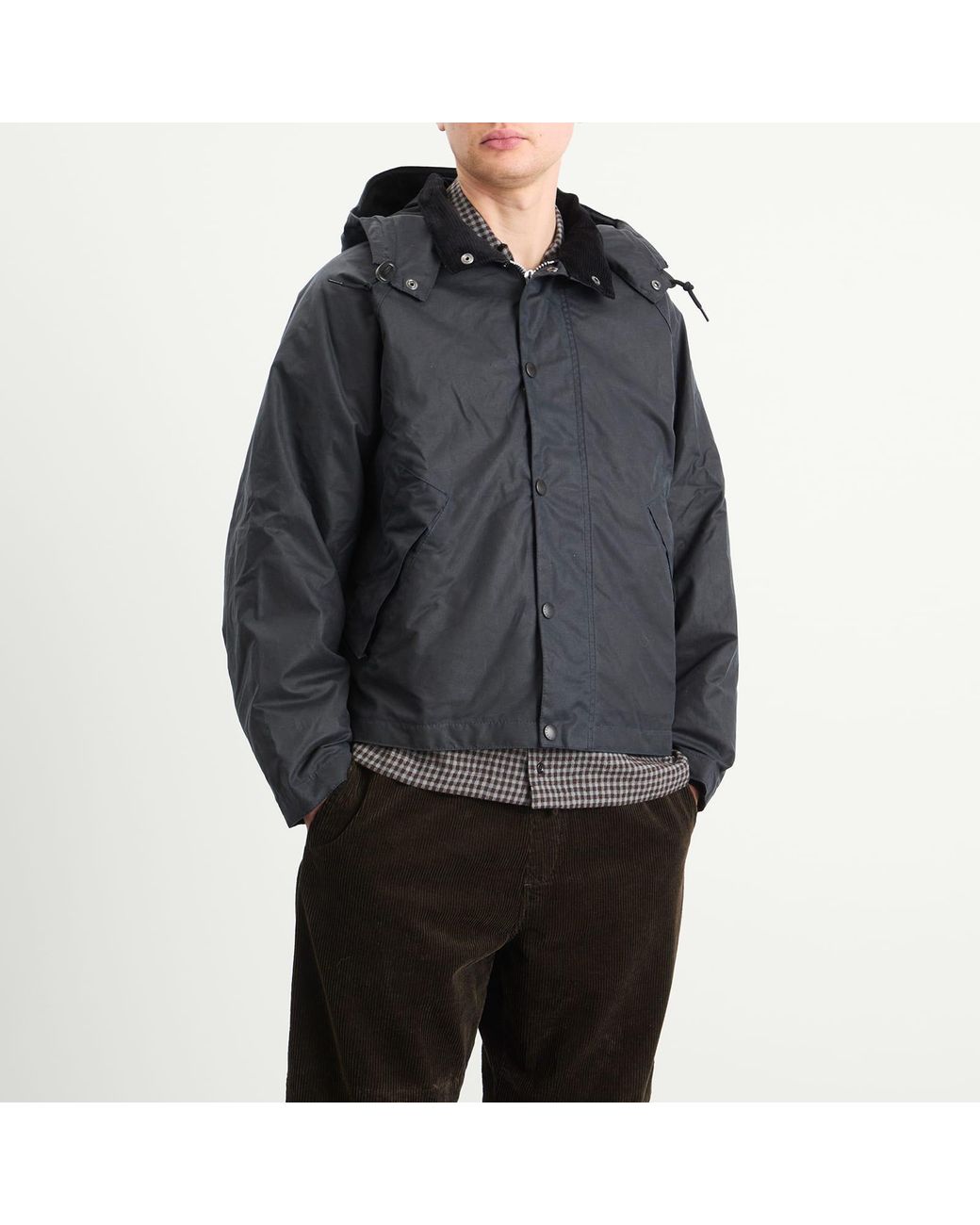 Barbour X Margaret Howell Transport Wax Jacket in Black for