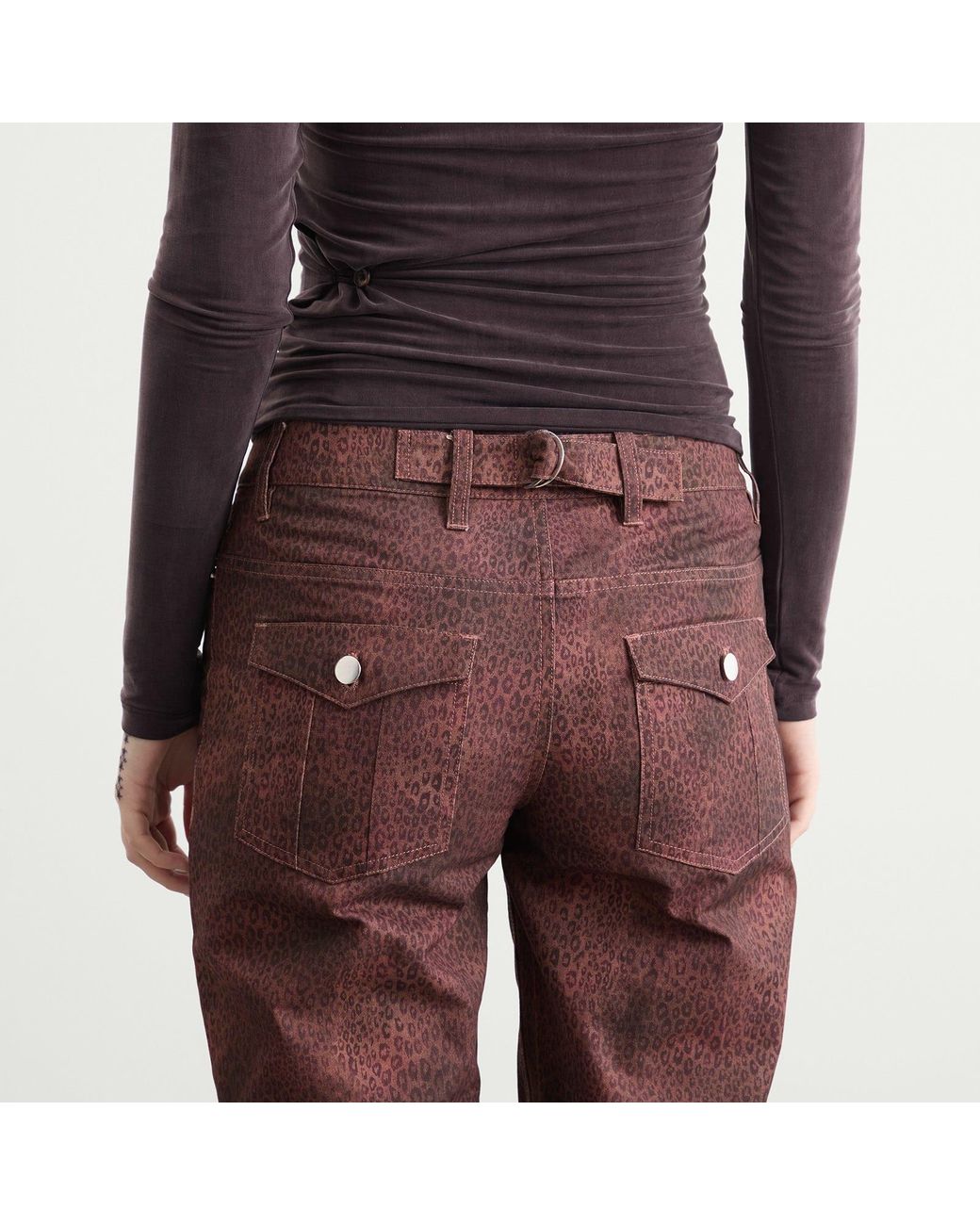 Peachy Den Red Cicely Trouser