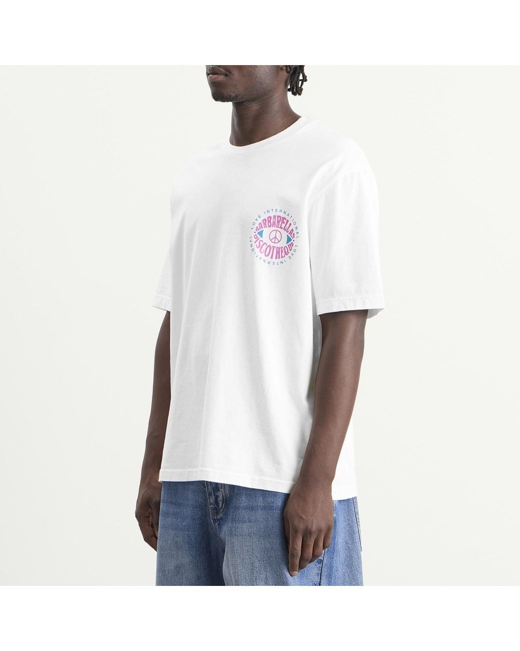 ACMH by Magic Castles White X Love International Barbarella's T-Shirt for men