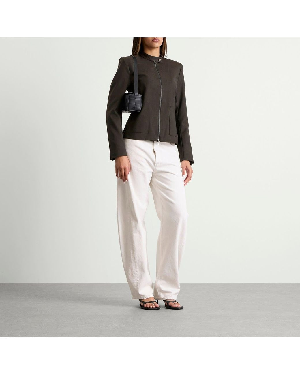 St. Agni Black Moto Jacket