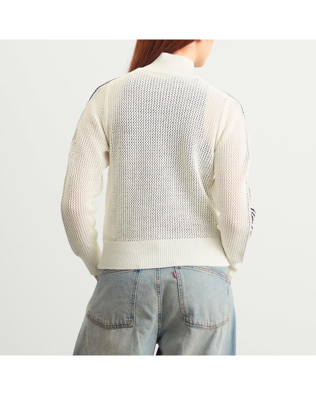 Adidas Natural Crochet Track Top