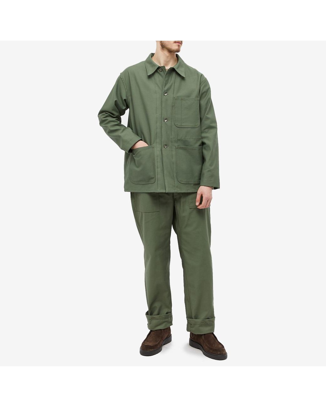 Engineered Garments Workaday Utility Jacket in Green for Men | Lyst