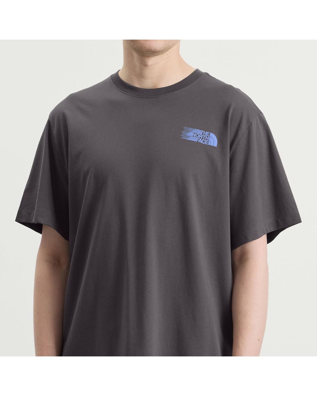 The North Face Gray Retro Trail Relaxed T-Shirt for men