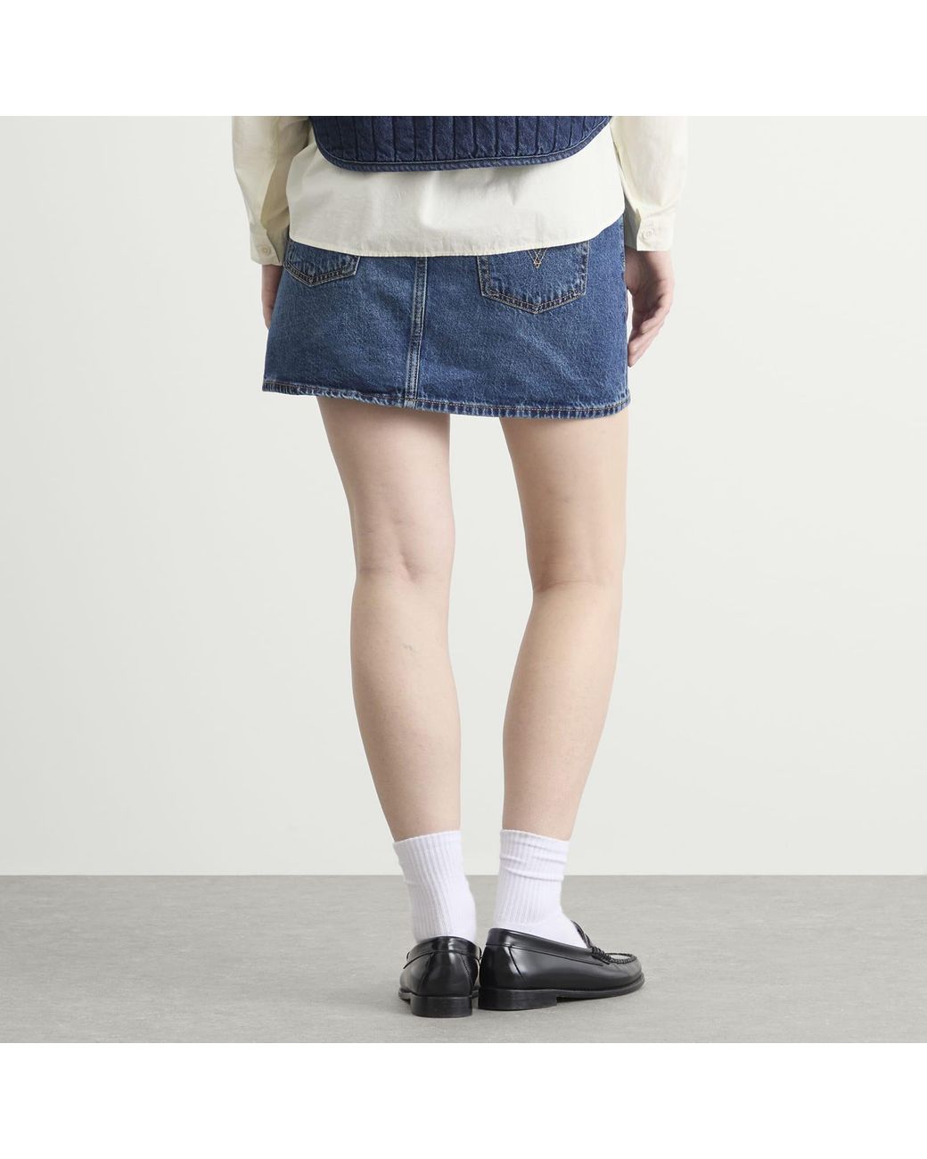 Levi's Blue Icon Skirt