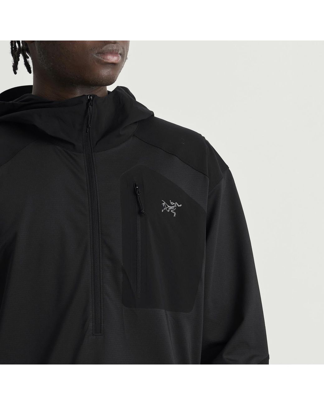 Arc'teryx Black Konseal Sl Pullover Hoodie for men
