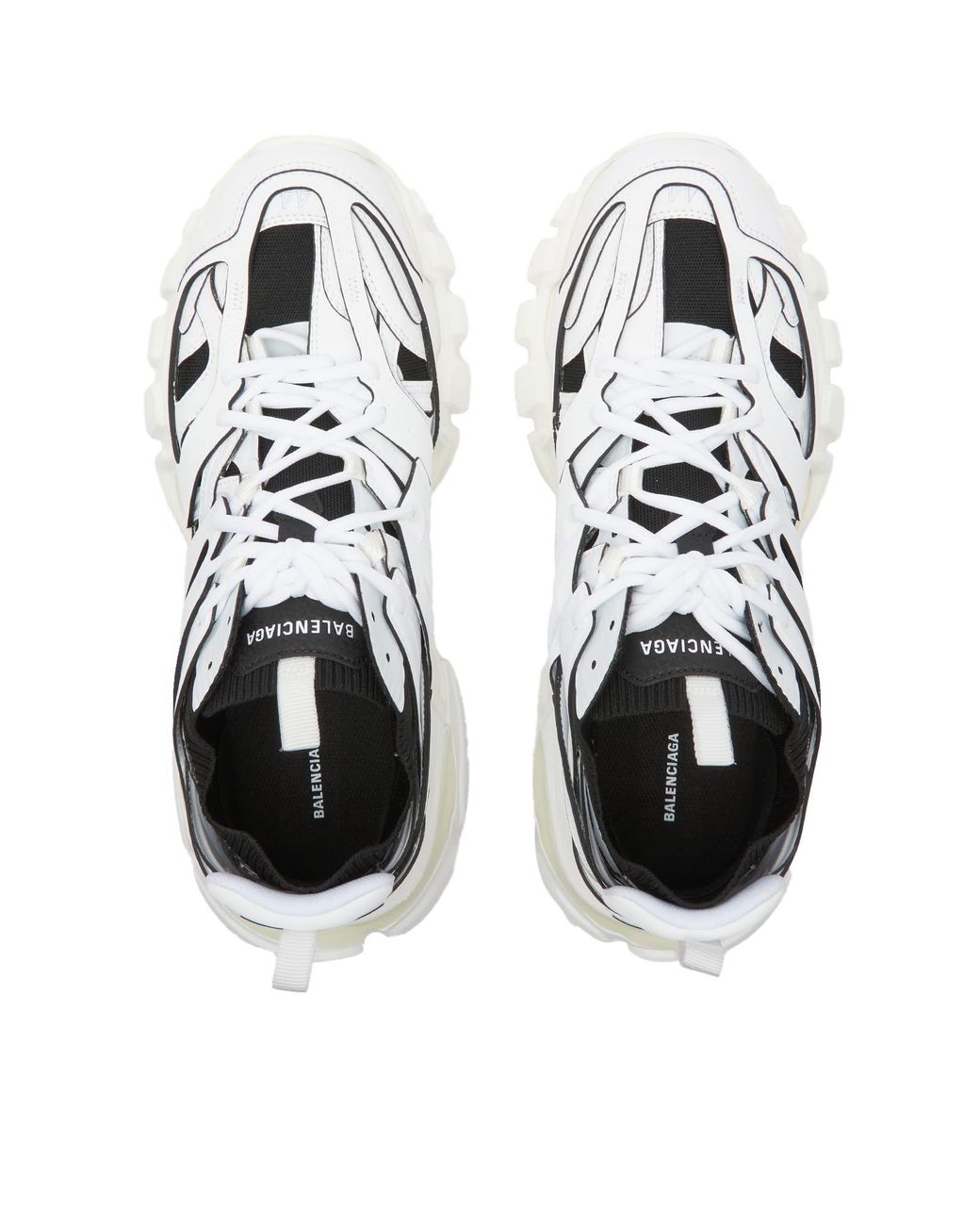 Balenciaga Track Sock Sneakers in White for Men | Lyst