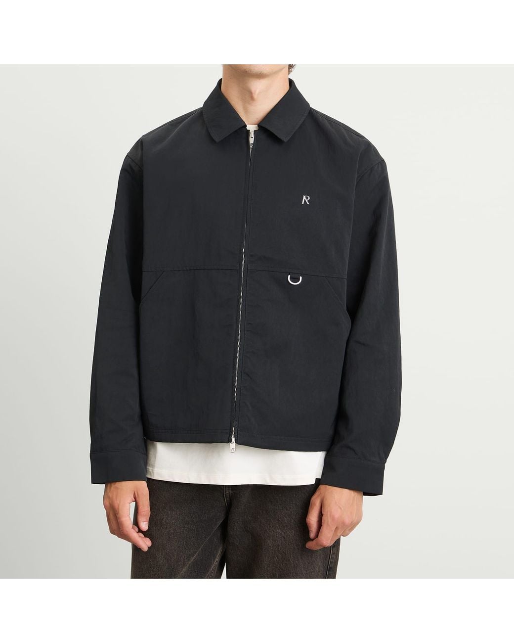 Represent Black Nylon Shirt for men