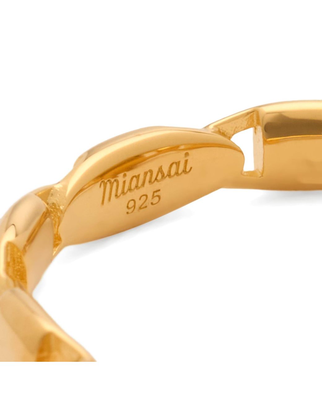 Miansai Yellow Ova Ring for men
